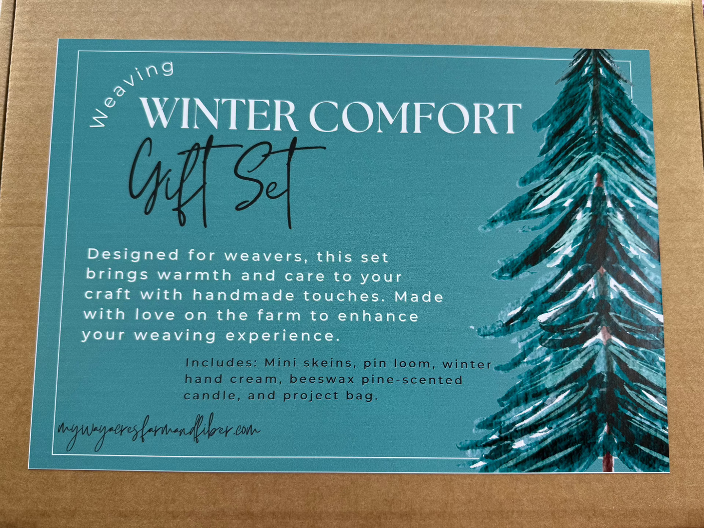 Winter Comfort Weaving Gift Set – Create Rustic Charm